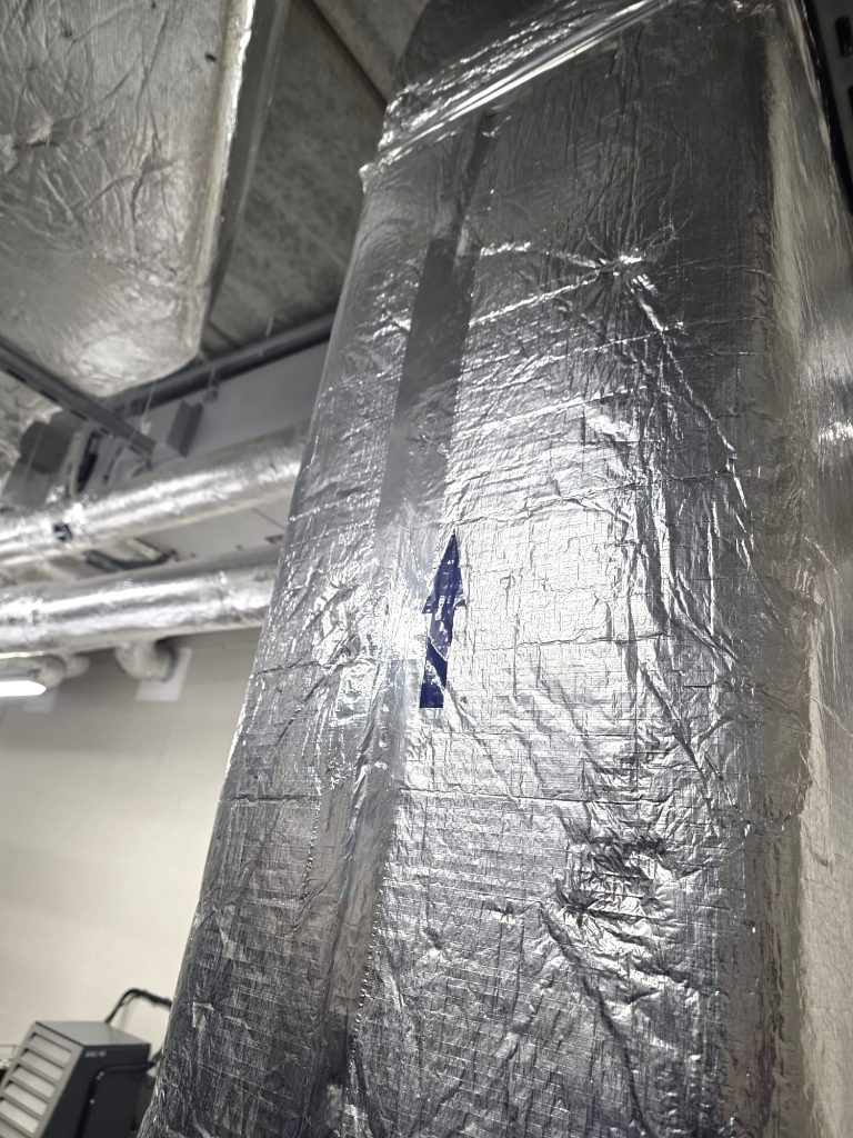 Taśma aluminiowa do łączenia izolacji chłodniczej